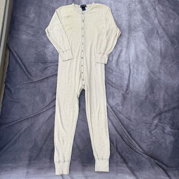Men's Fruit of the Loom Loungewear Henley Long Johns Full Thermal Under Layer L - Picture 1 of 8